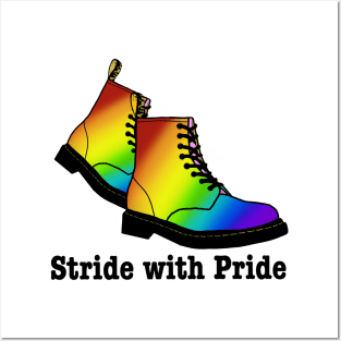 Stride with pride Posters and Art